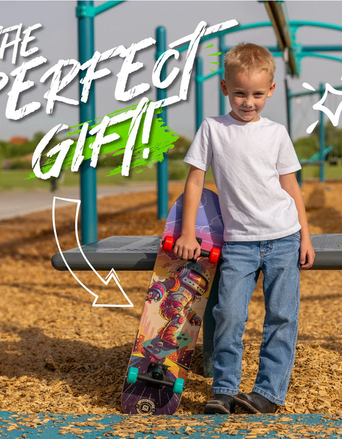 Load image into Gallery viewer, Beginner Skateboard for Kids and Teens – 31&quot; Maple Deck – ABEC-5 Bearings – Easy to Ride –  LTR
