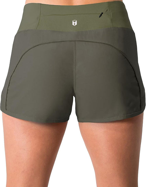 Load image into Gallery viewer, Apparel Womens Lightweight Running WOD Volleyball Shorts Workout Mesh Liner Zip Pocket
