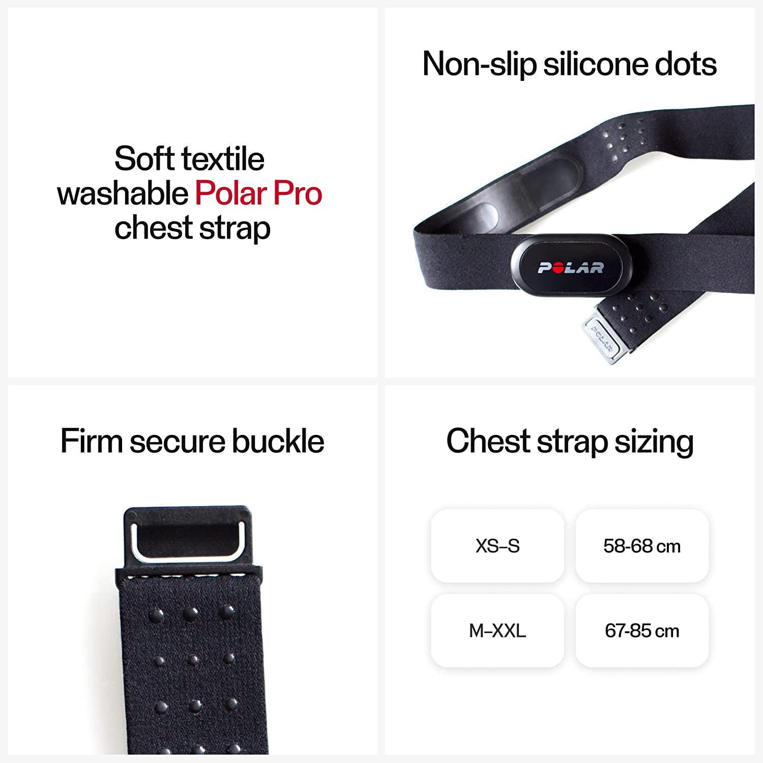 H10 Heart Rate Monitor Chest Strap - ANT + Bluetooth, Waterproof HR Sensor for Men and Women (New)