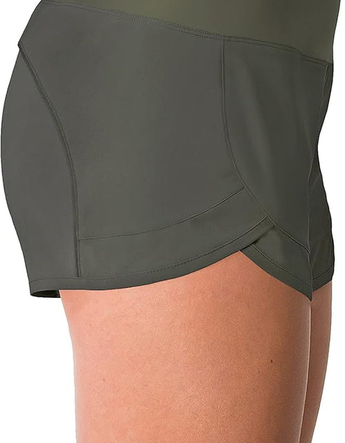 Load image into Gallery viewer, Apparel Womens Lightweight Running WOD Volleyball Shorts Workout Mesh Liner Zip Pocket
