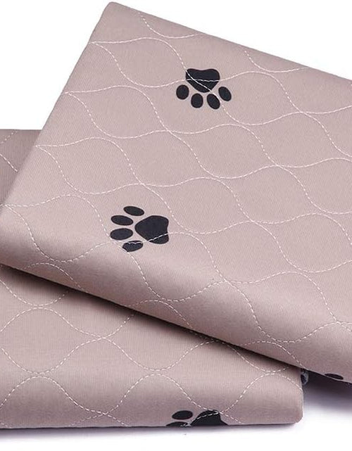 Load image into Gallery viewer, Reusable Pee Pad + Free Puppy Grooming Gloves/Quilted, Fast Absorbing Machine Washable Dog Whelping Pad/Waterproof Puppy Training Pad/Housebreaking Absorption Pads
